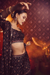 Parvin Pallazo set - Black